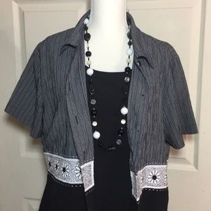 🖤ERIKA🖤TWO PIECE WOMEN’S BLACK DRESS